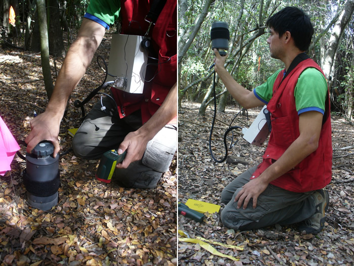 IRGA (EGM-4) and Soil respiration chamber (SRC-1)